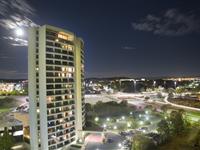 Exterior at Night - BreakFree Capital Tower